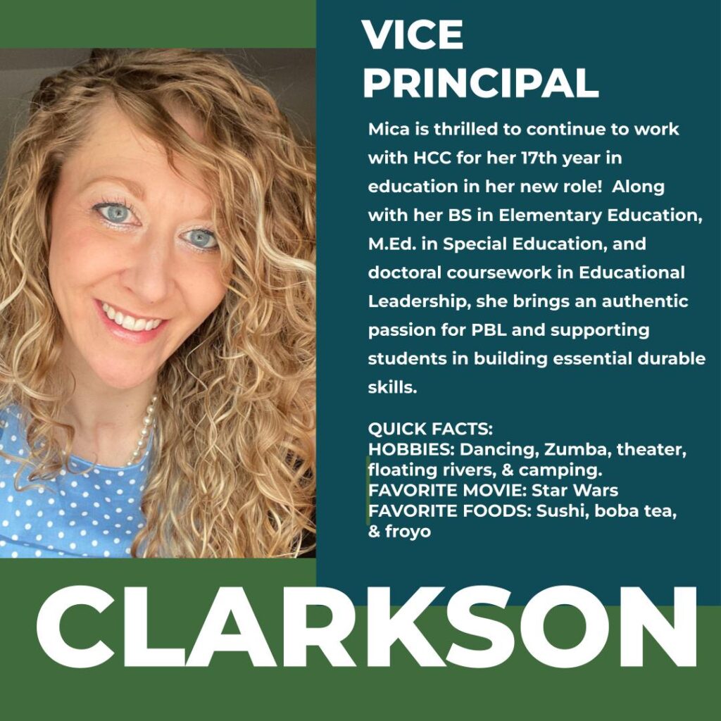 Mica Clarkson | Vice Principal | Hayden Canyon Charter