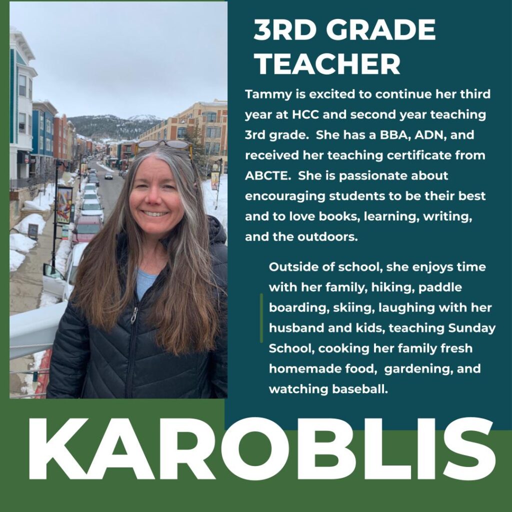 Tammy Karoblis | 3rd Grade Teacher | Hayden Canyon Charter