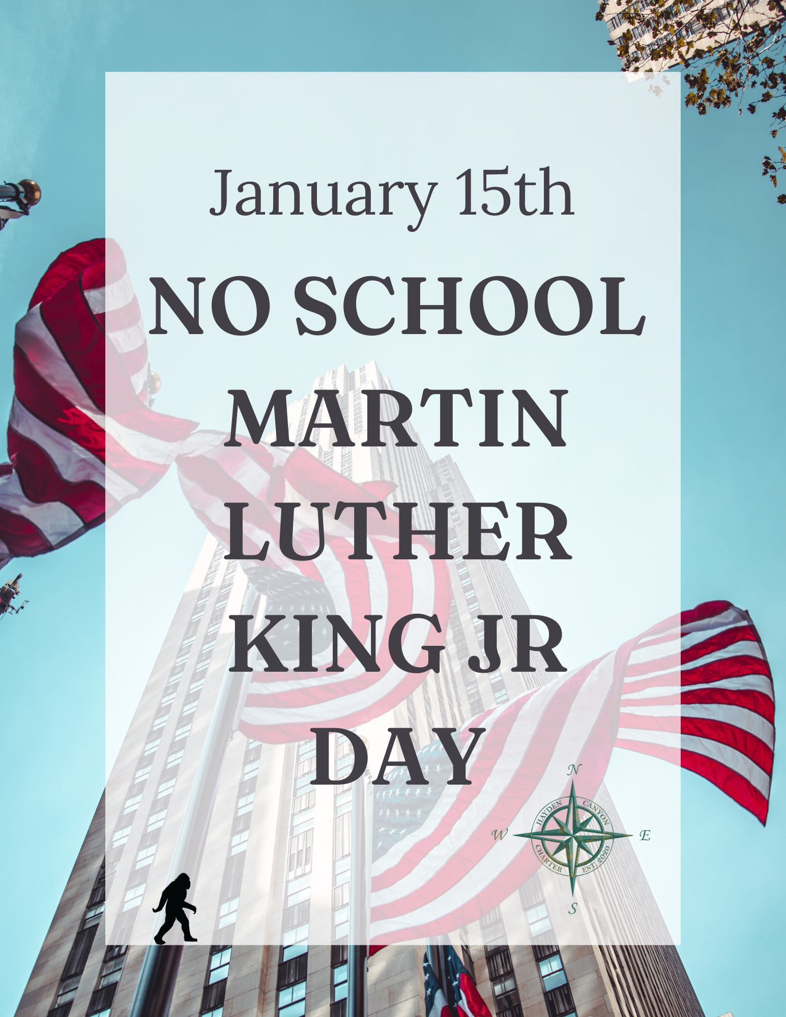 MLK Jr. Day | January 15, 2024 | Hayden Canyon Charter