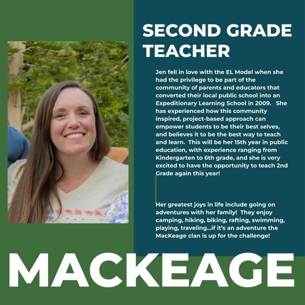 Jen MacKeage | 2nd Grade Teacher | Hayden Canyon Charter
