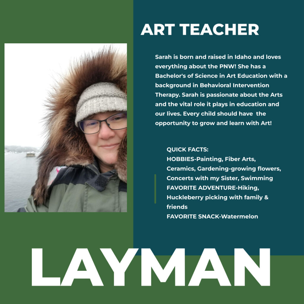 Sarah Layman | Art Teacher | Hayden Canyon Charter