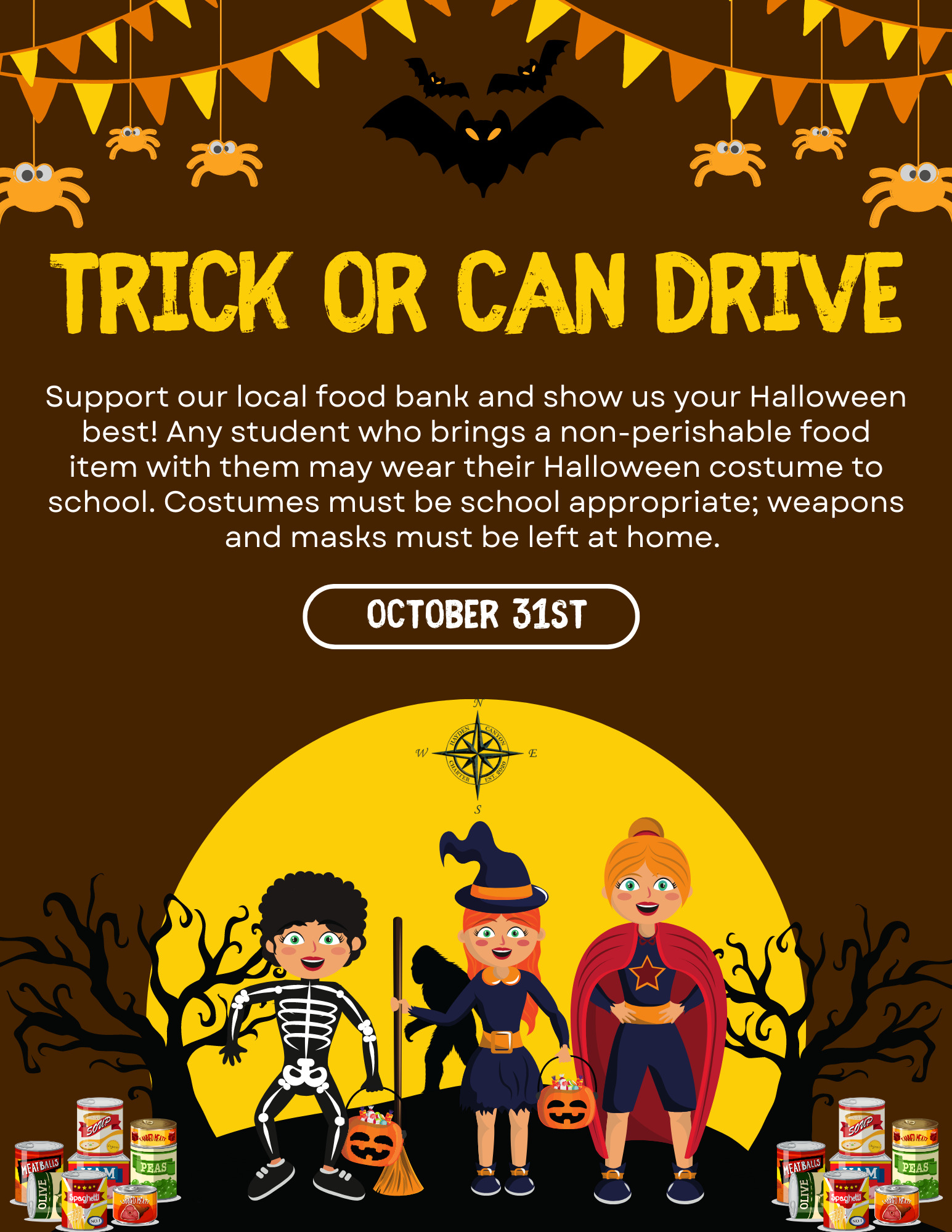 Trick or Can | October 31, 2023 | Hayden Canyon Charter