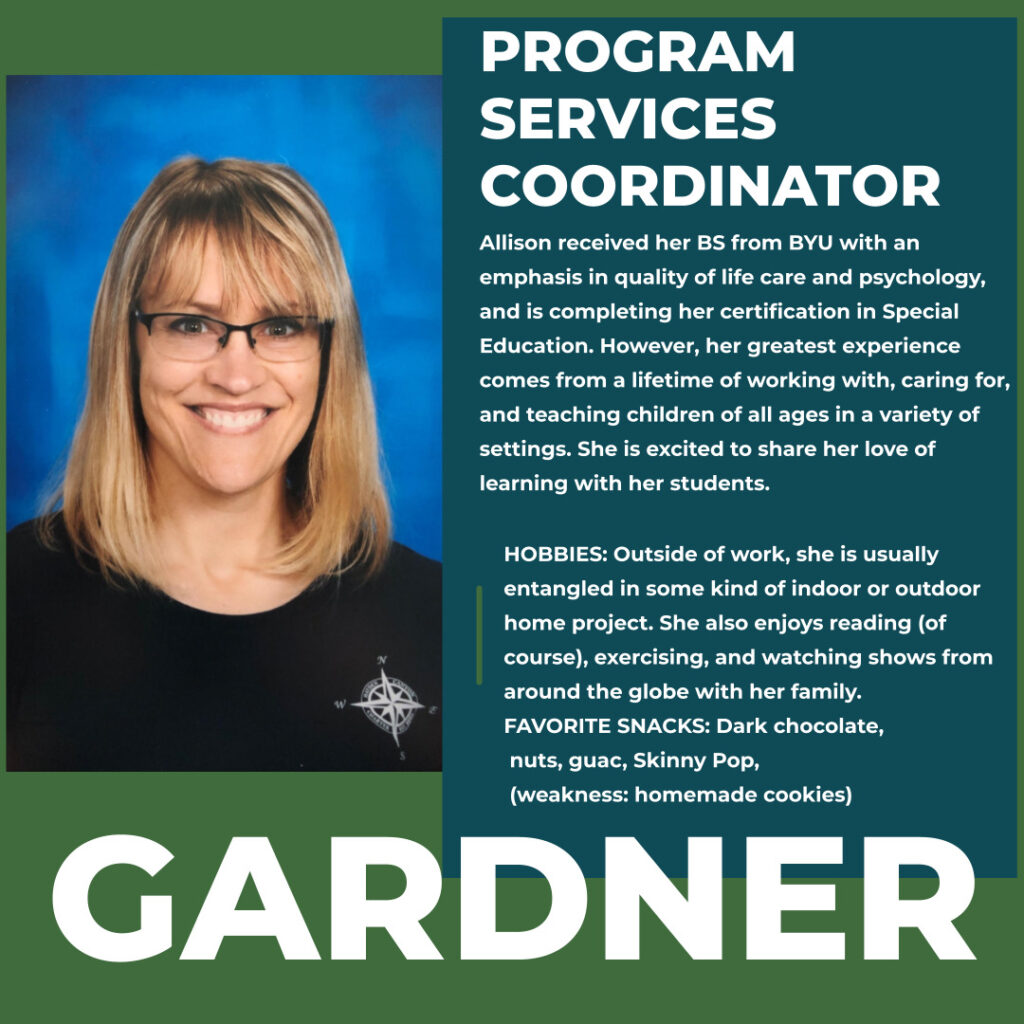Allison Gardner | Program Services Coordinator | Hayden Canyon Charter