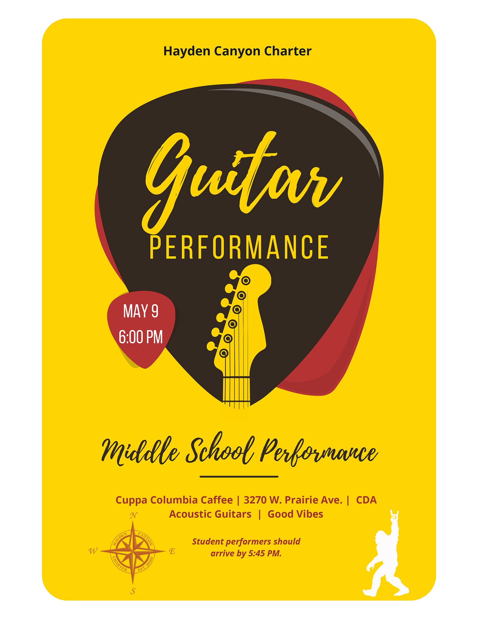 MIddle School Guitar Concert | May 9, 2024 | Hayden Canyon Charter