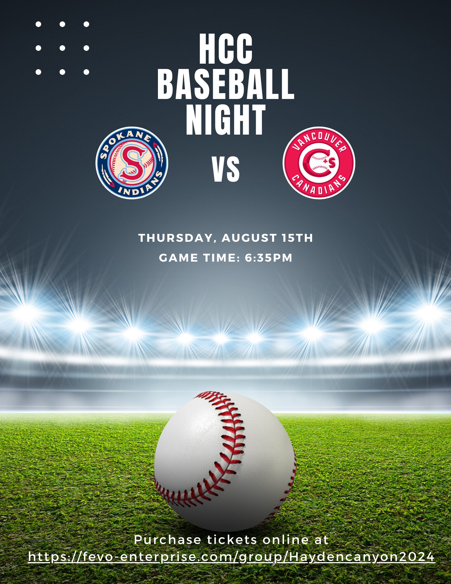 Baseball Night | Hayden Canyon Charter | August 15, 2024