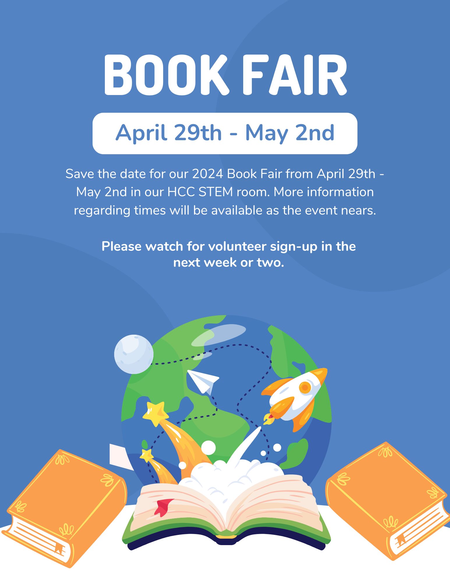 2024 Book Fair | April 29 - May 2nd | Hayden Canyon Charter