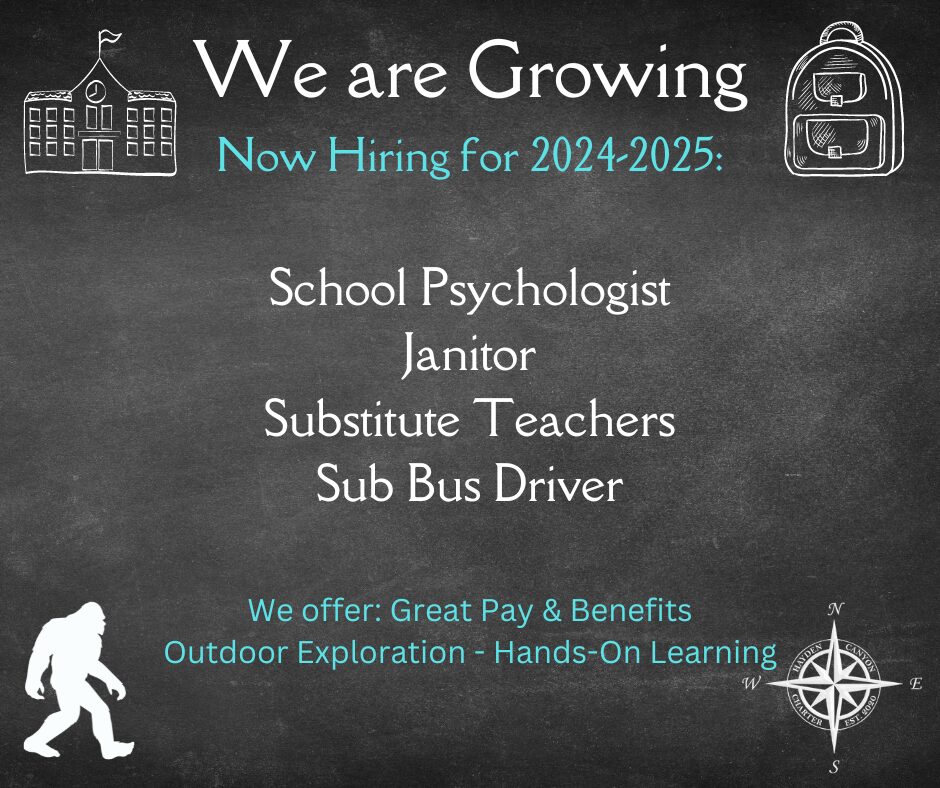 2024-2025 New Hire Posting | Hayden Canyon Charter