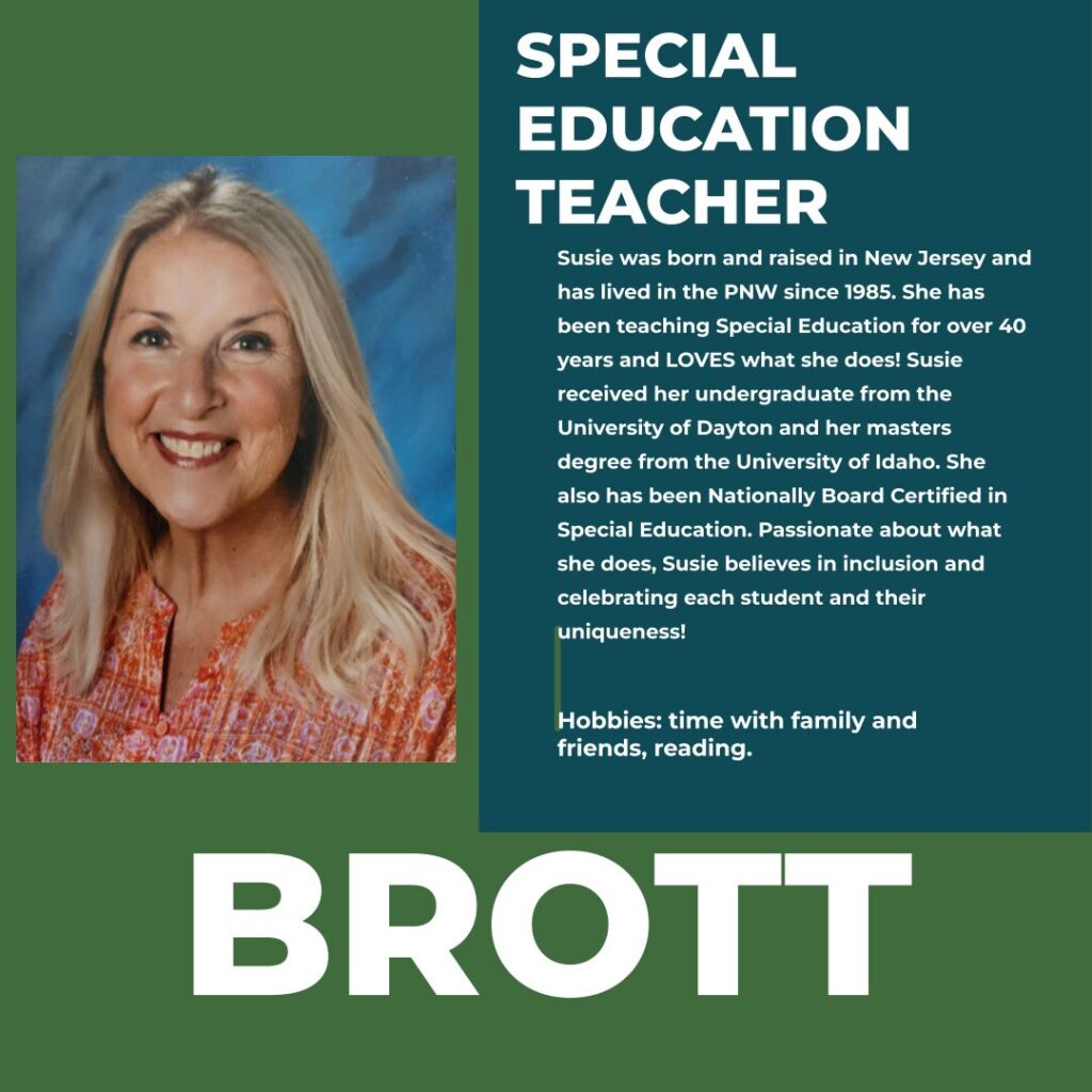 Susie Brott | Special Education Teacher | Hayden Canyon Charter