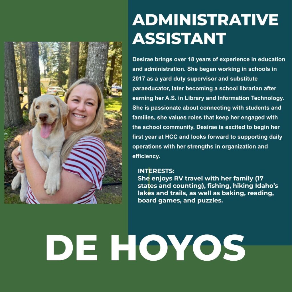 Desirae De Hoyos | Admin Assistant | Hayden Canyon Charter