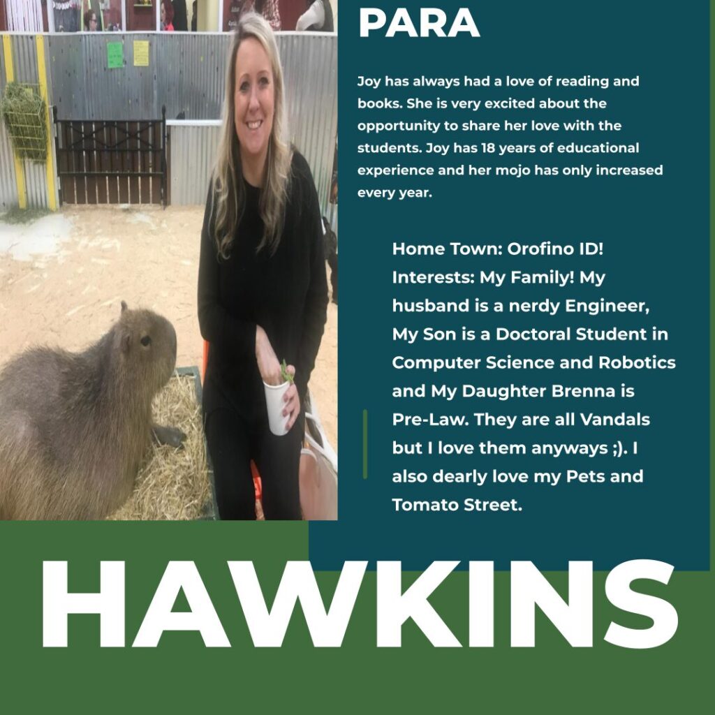 Joy Hawkins | Paraprofessional | Hayden Canyon Charter