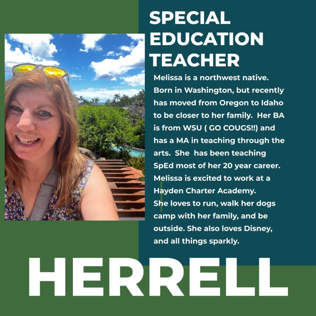 Melissa Herrell | Special Education Teacher | Hayden Canyon Charter