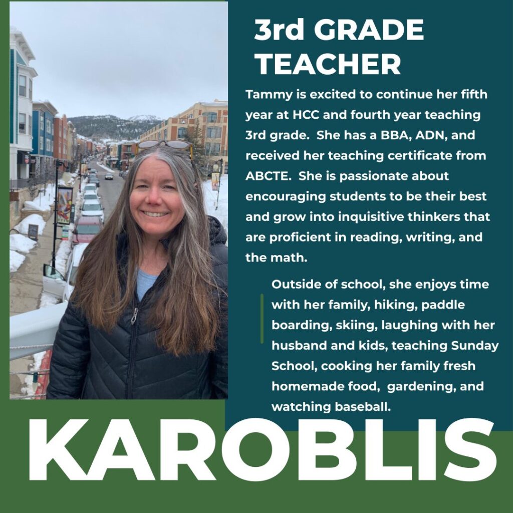 Tammy Karoblis | 3rd Grade Teacher | Hayden Canyon Charter