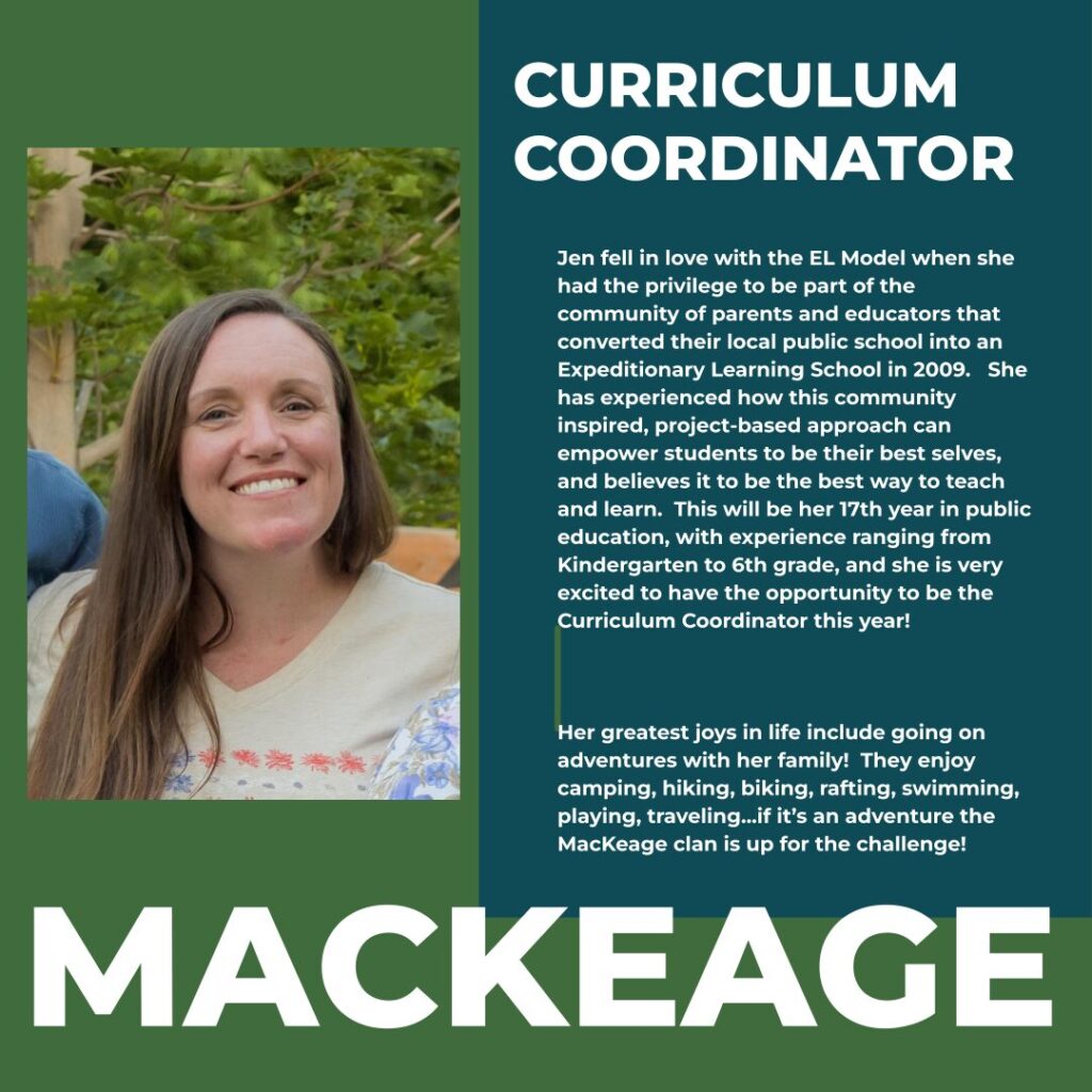 Jen MacKeage | Curriculum Coordinator | Hayden Canyon Charter
