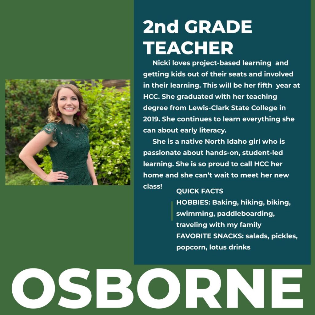 Nicki Osborne | 2nd Grade Teacher | Hayden Canyon Charter