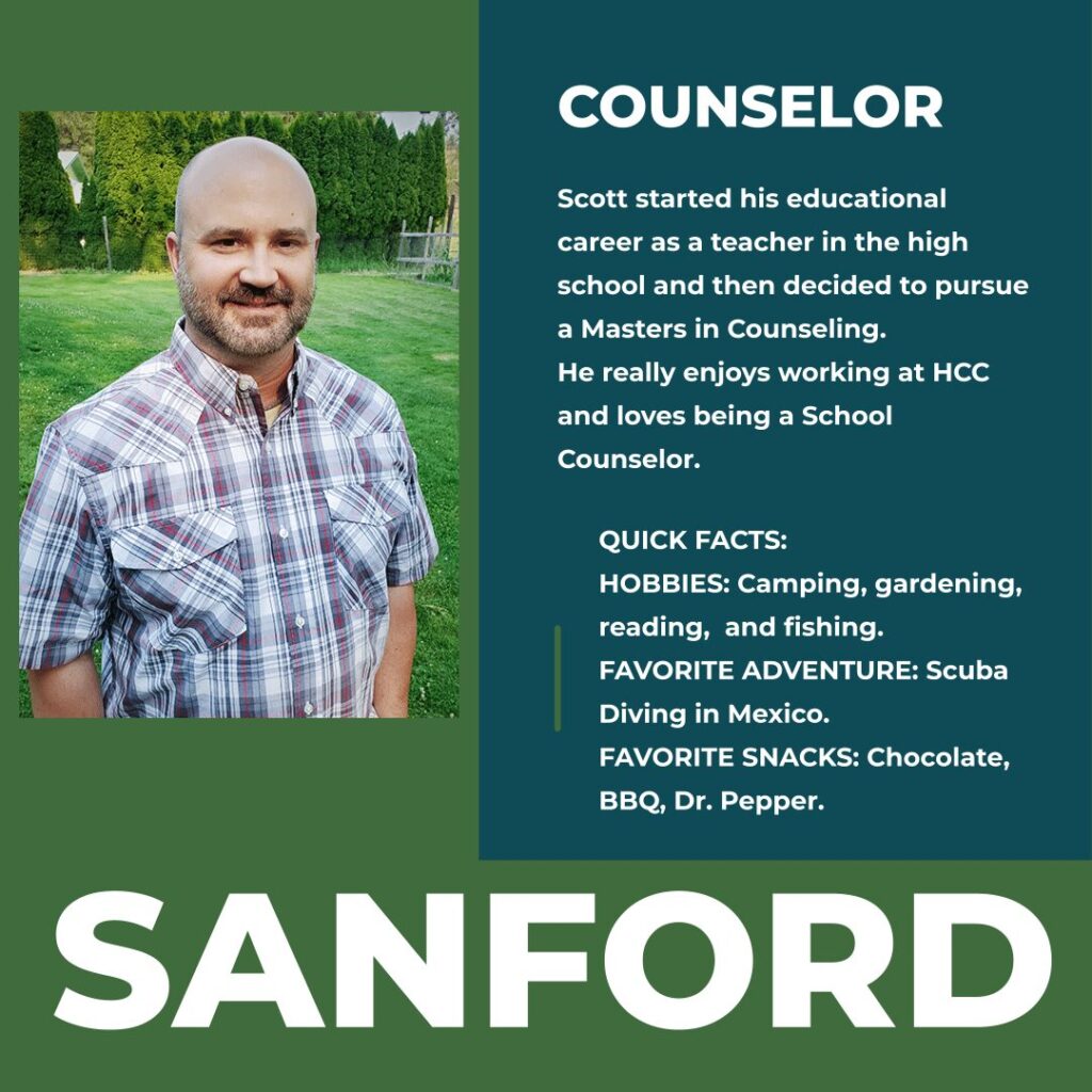 Scott Sanford | School Counselor | Hayden Canyon Charter