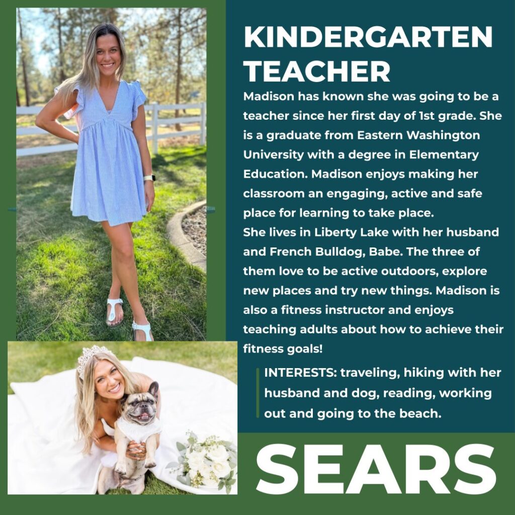Madison Seaers | Kindergarten Teacher | Hayden Canyon Charter