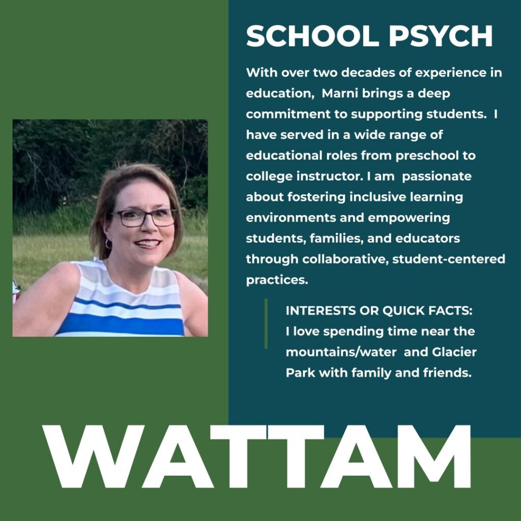 Marni Wattam | School Psychologist | Hayden Canyon Charter