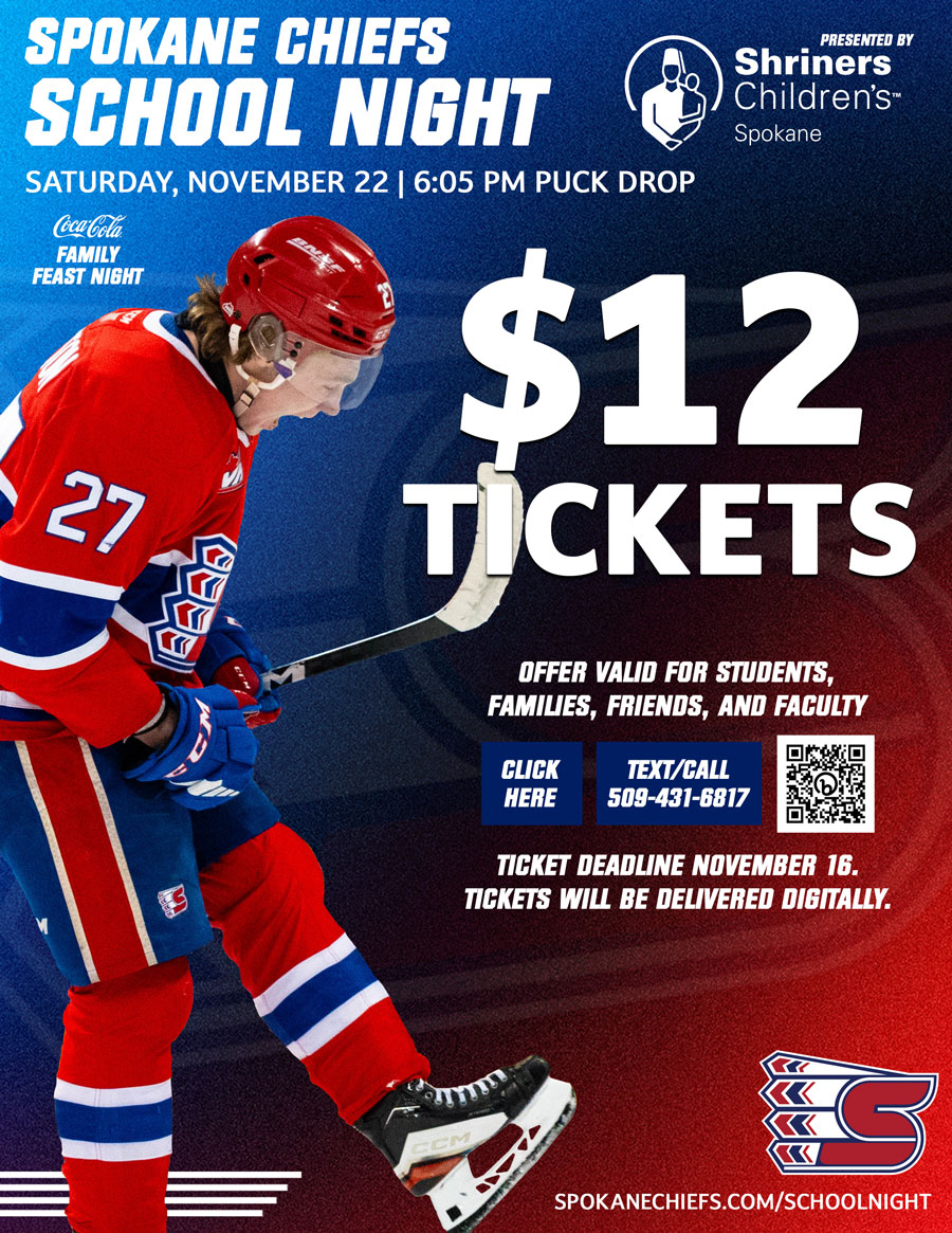 HCC School Night | Spokane Chiefs | Hayden Canyon Charter