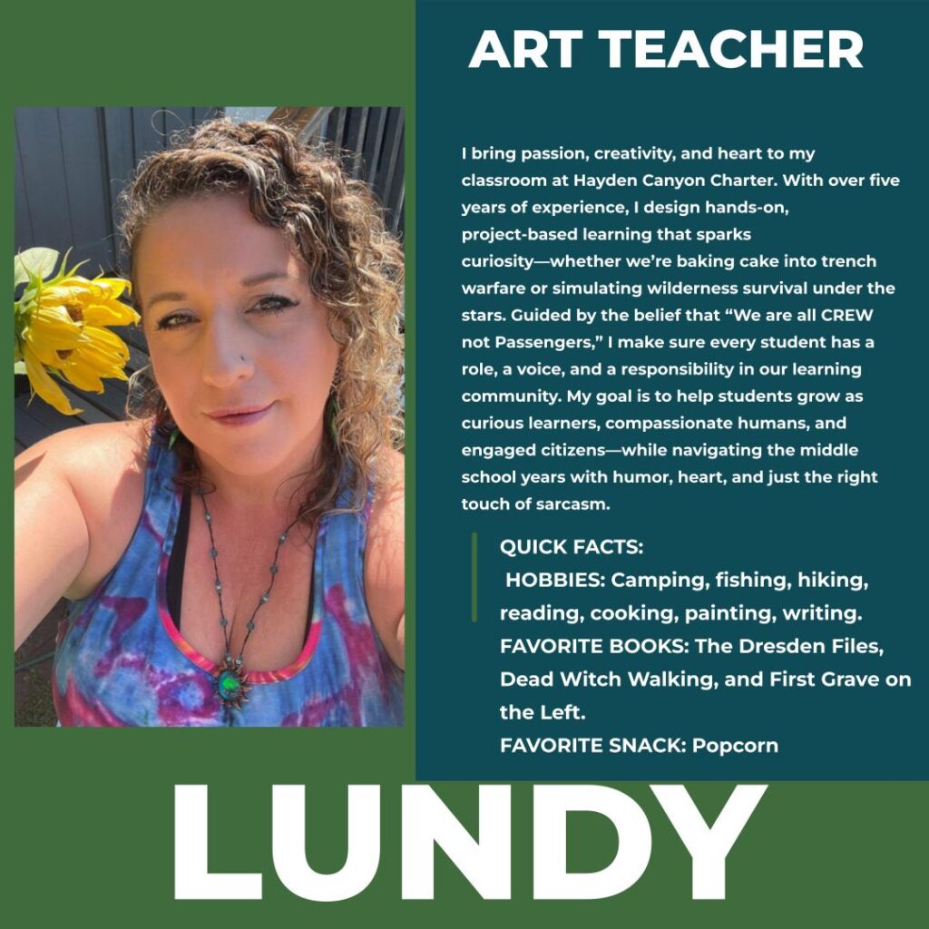 Heather Lundy | Art Teacher | Hayden Canyon Charter