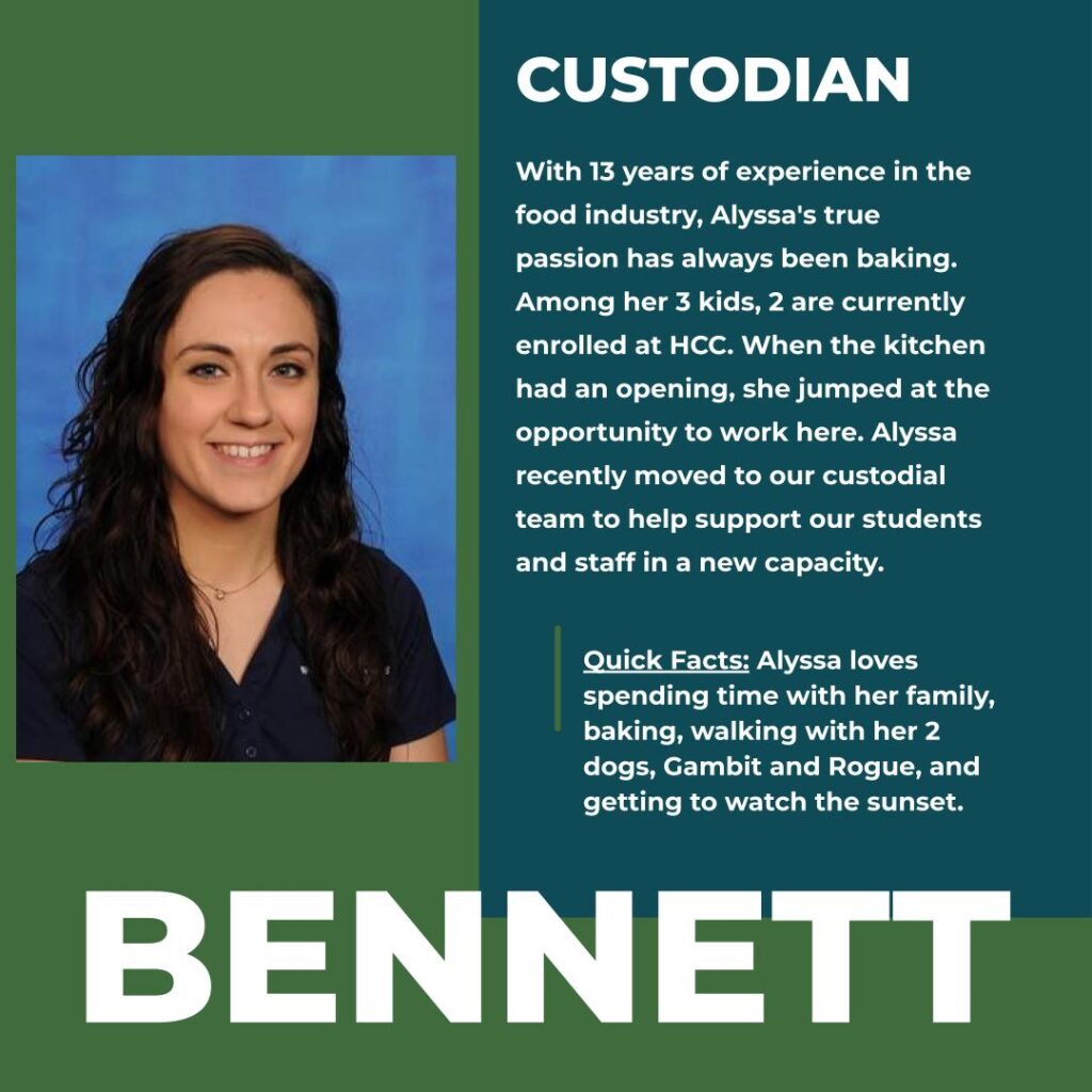 Alyssa Bennett | Custodian | Hayden Canyon Charter