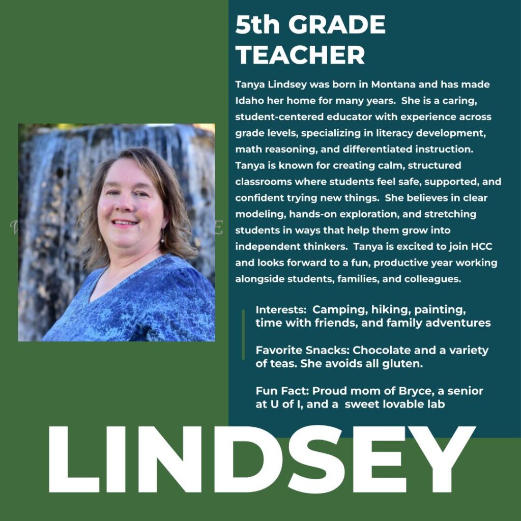 Tanya Lindsey | 5th Grade Teacher | Hayden Canyon Charter