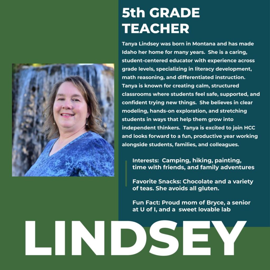 Tanya Lindsey | 5th Grade Teacher | Hayden Canyon Charter