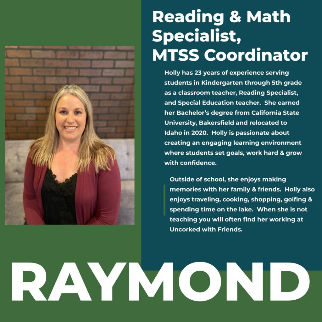 Holly Raymon | MTSS Specialist | Hayden Canyon Charter