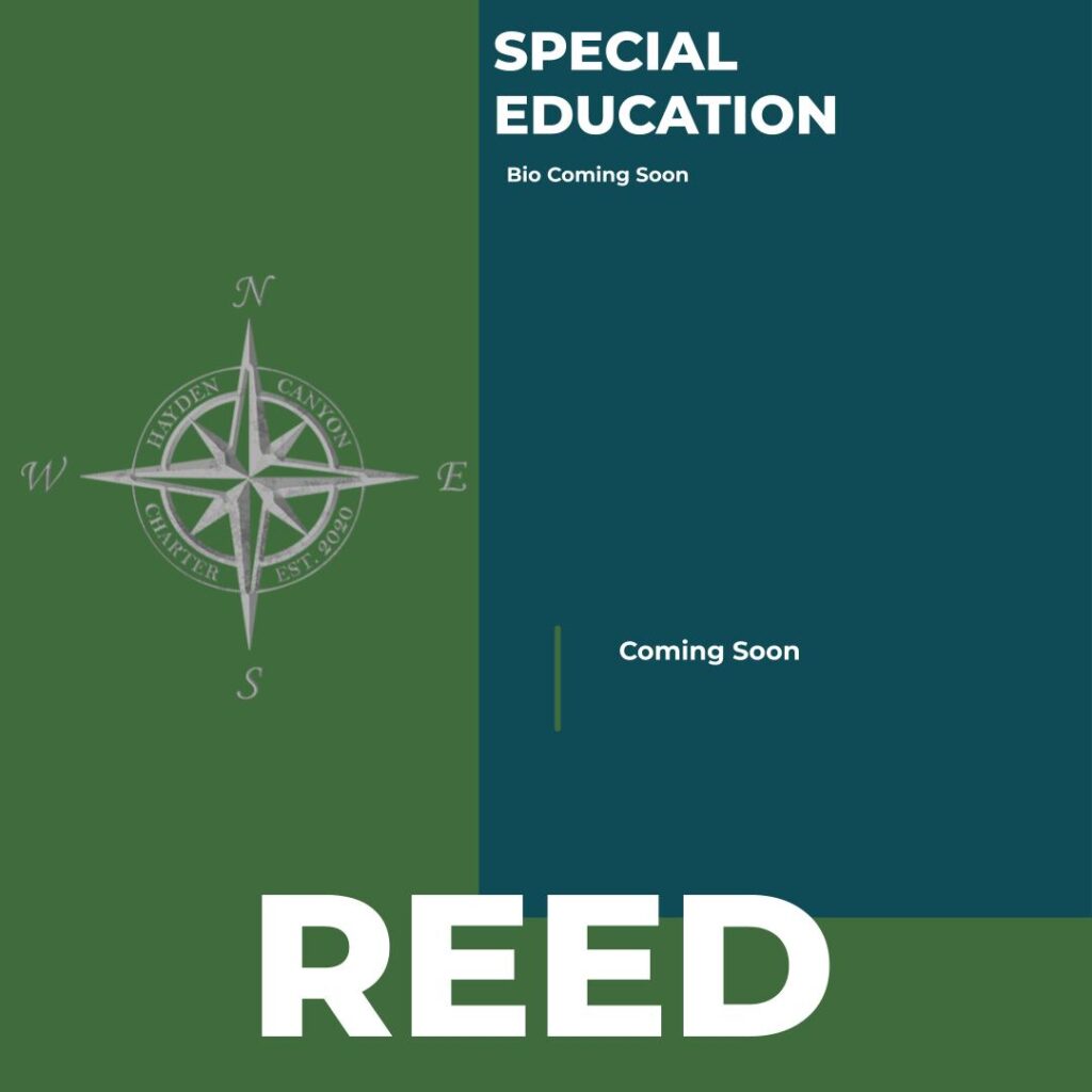 Ryan Reed | Special Education Teacher | Hayden Canyon Charter