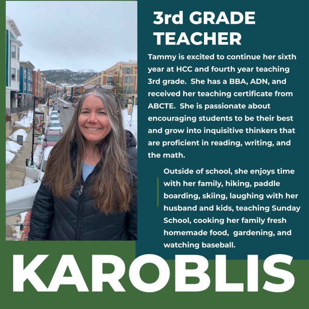 Tammy Karoblis | 3rd Grade Teacher | Hayden Canyon Charter