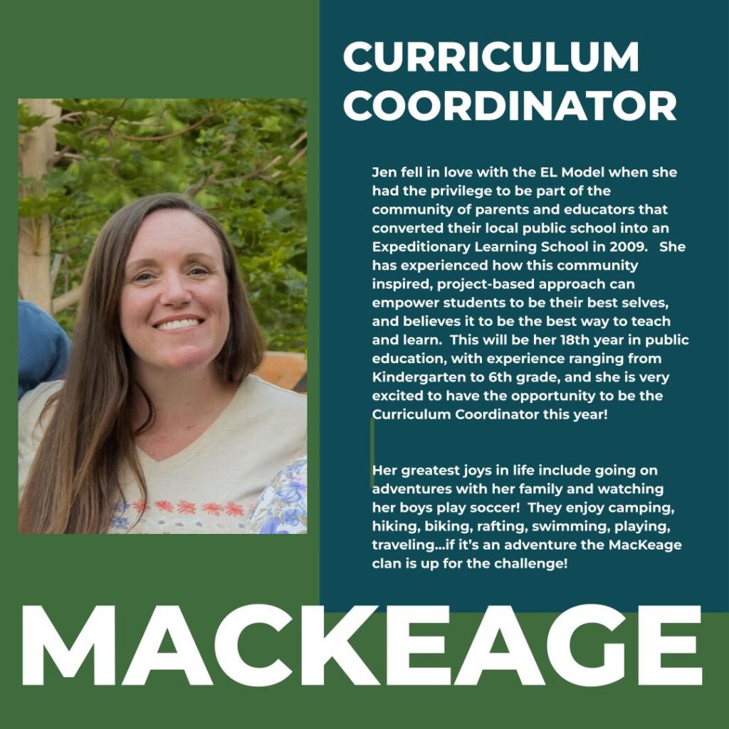 Jen MacKeage | Curriculum Coordinator | Hayden Canyon Charter