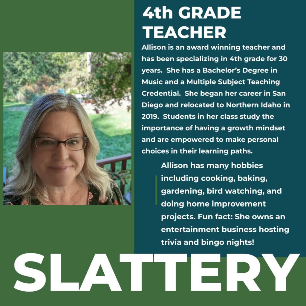 Allison Slattery | 4th Grade Teacher | Hayden Canyon Charter