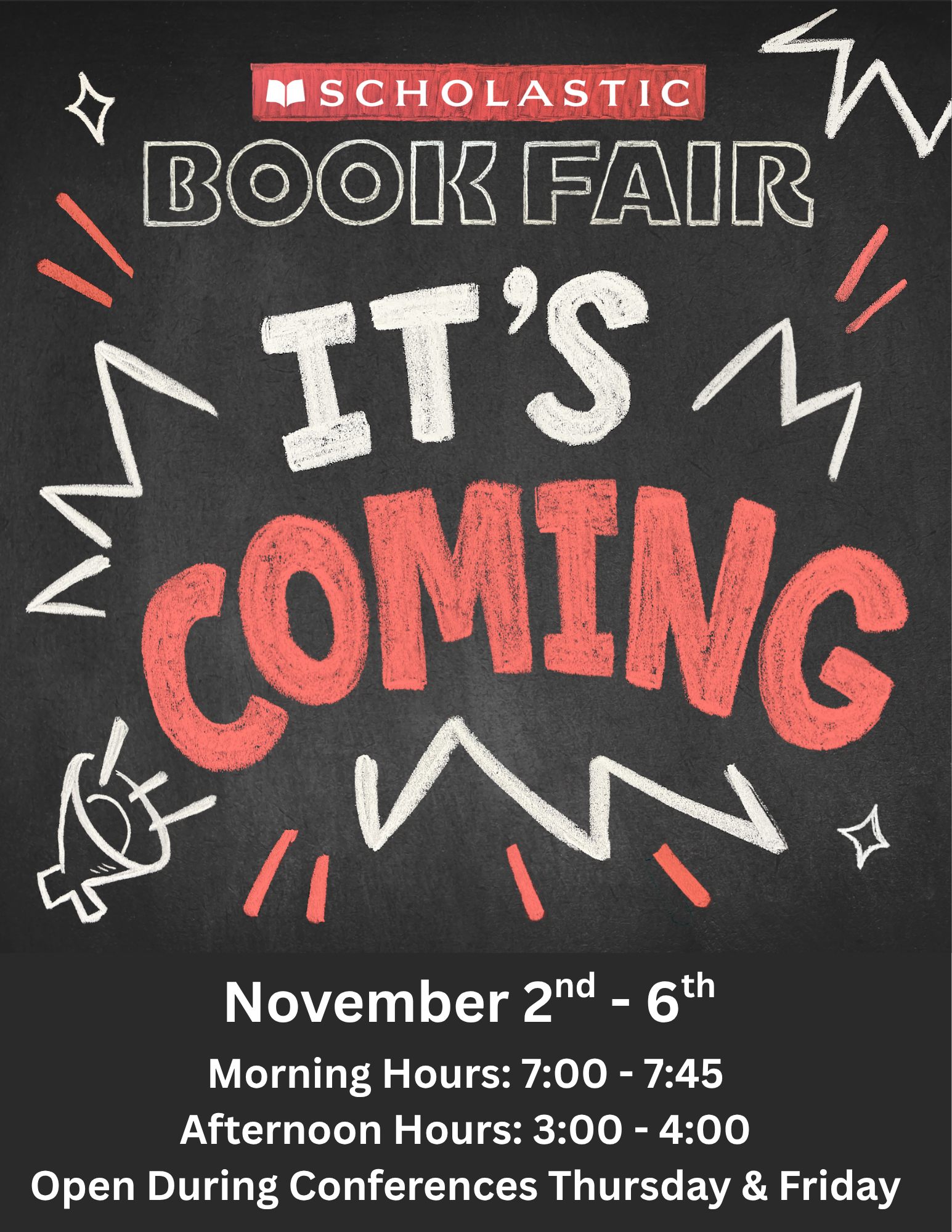 HCC Book Fair | November 2 - 6, 2026 | Hayden Canyon Charter