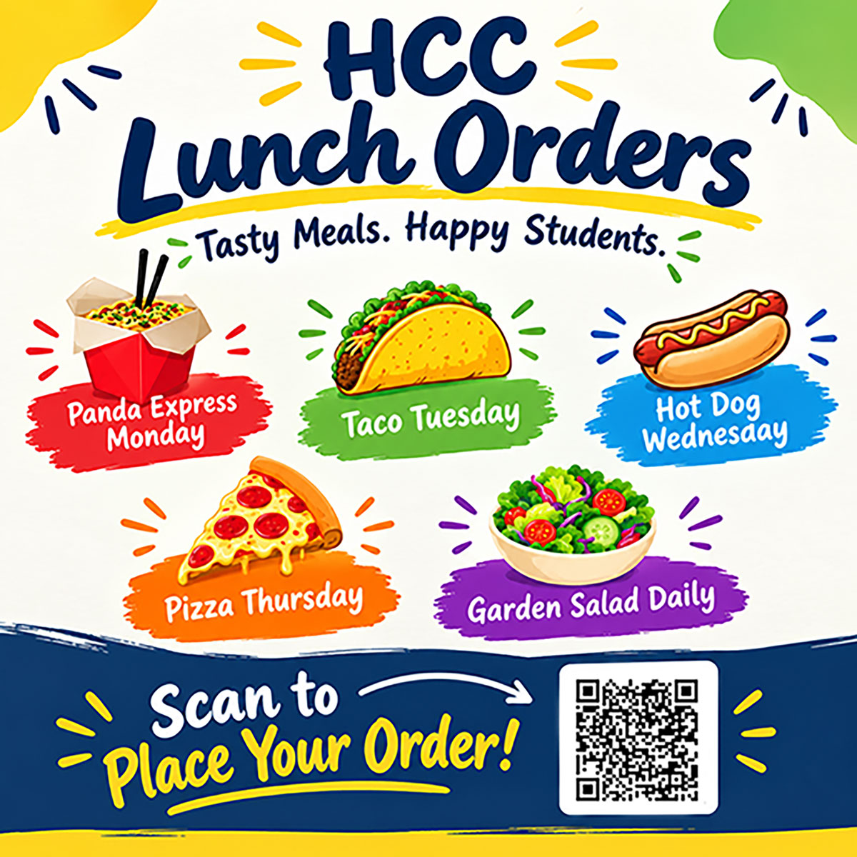 HCC Lunch Graphic | Hayden Canyon Charter